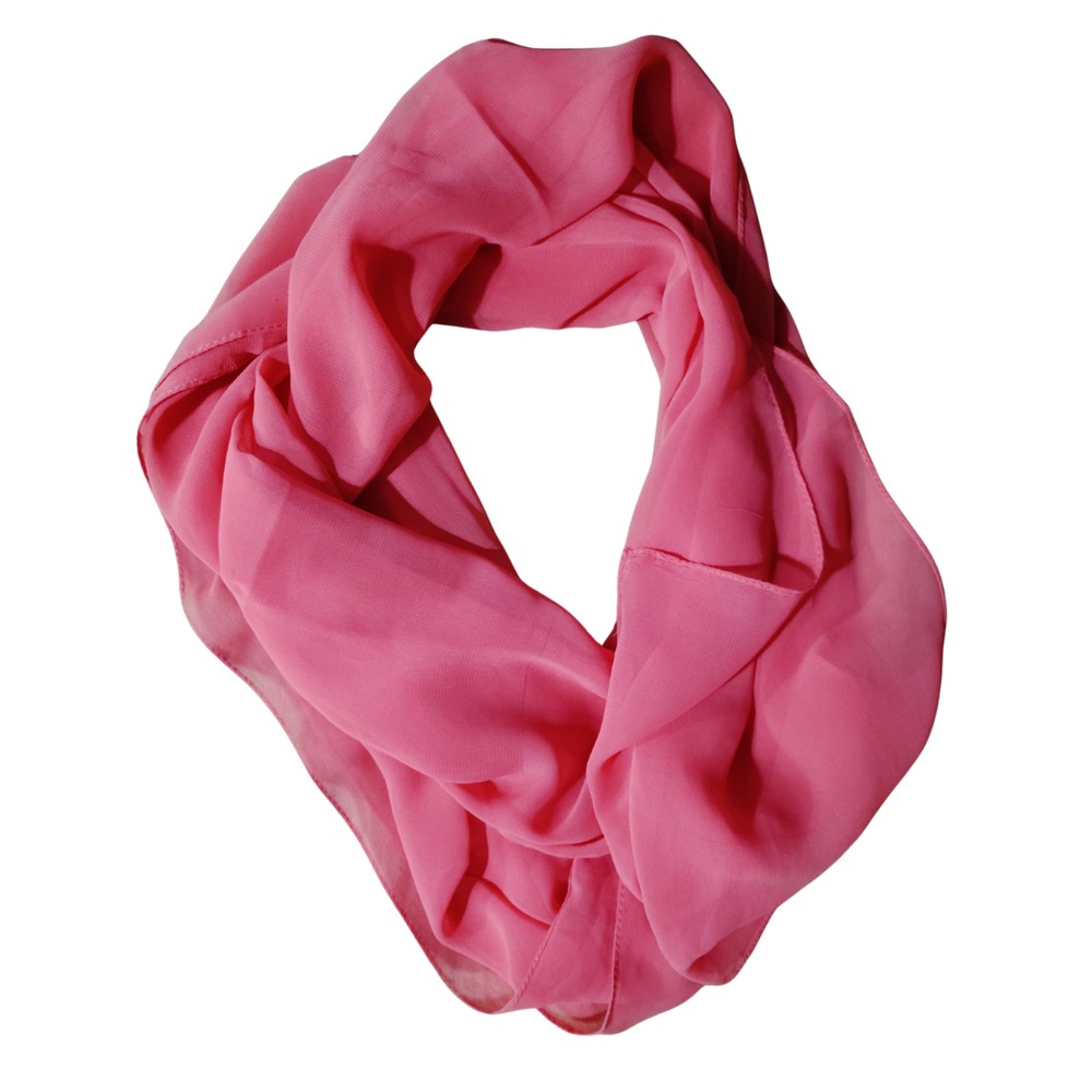 Coral Lightweight Scarf 75" Long